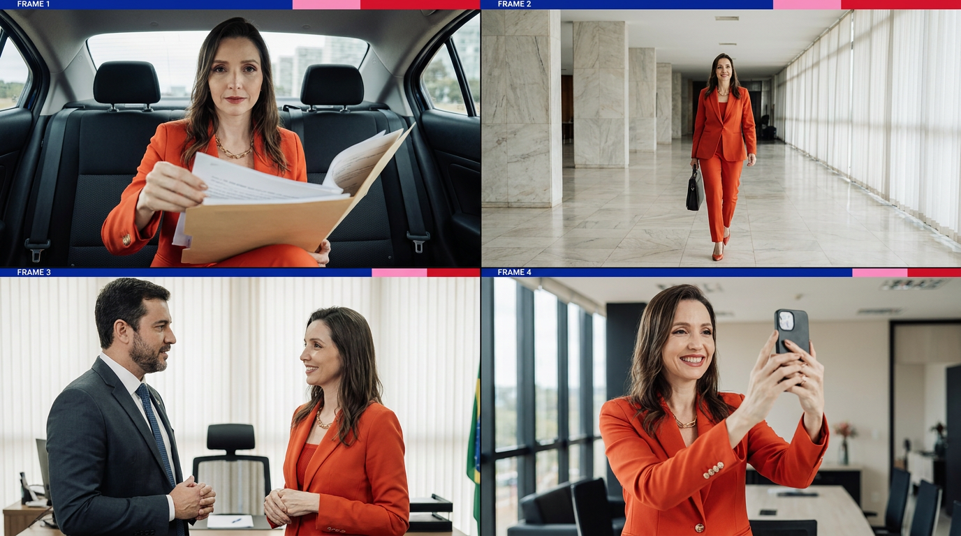 Storyboard completo do quadro